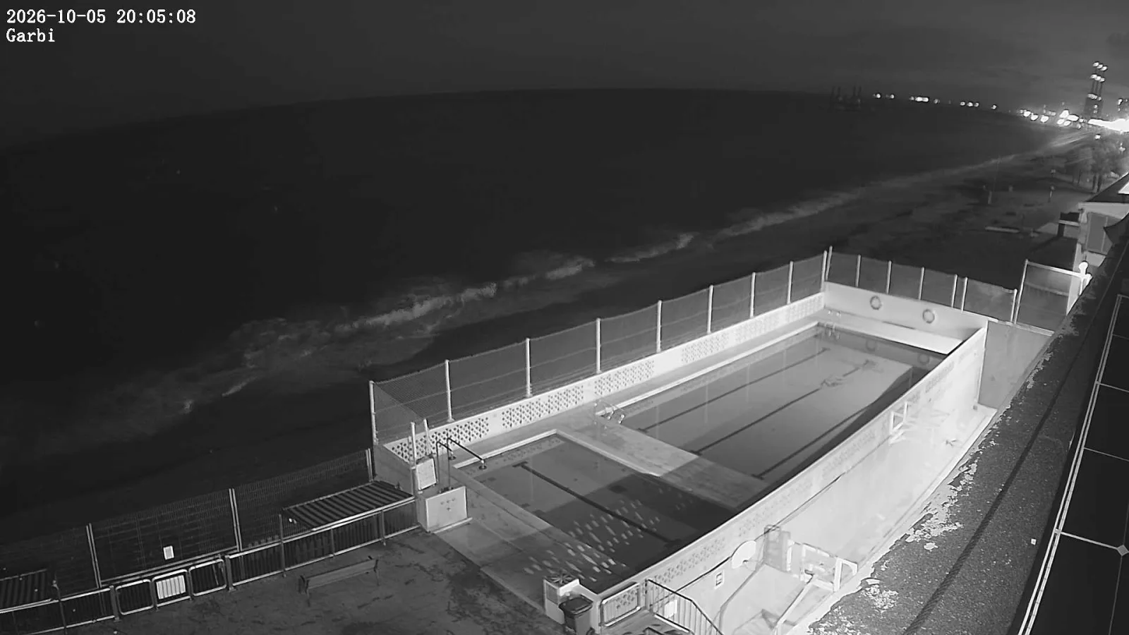Webcam Badalona - Garbí (Club Natació)