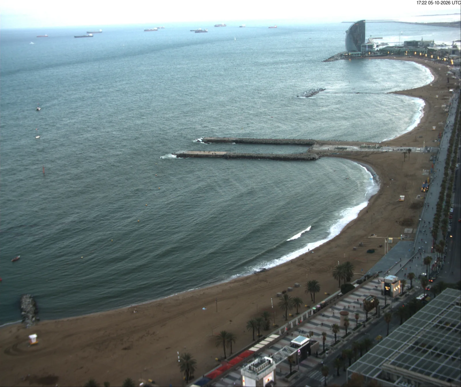 Webcam Platja de la Barceloneta
